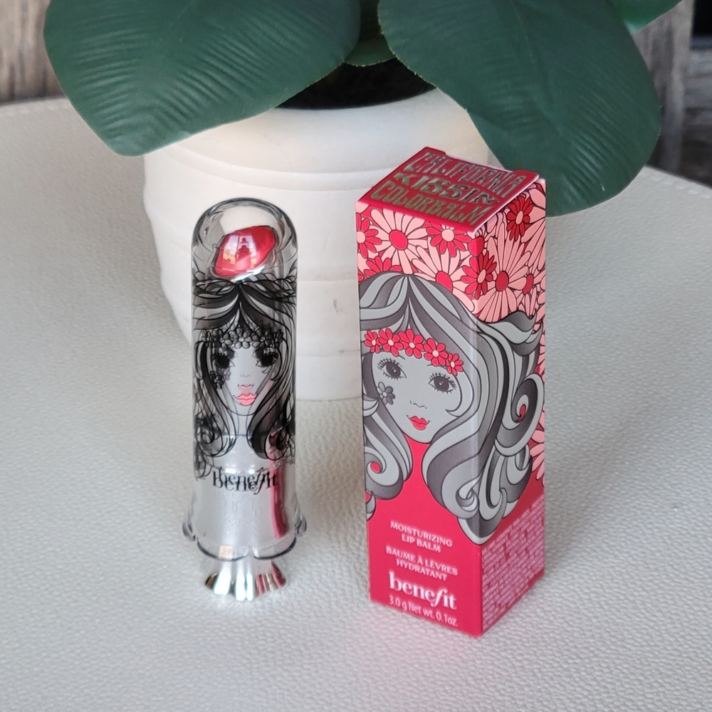 Benefit Fuchsia Lip Balm with Silver Artistic Tube - Picture 1 of 8
